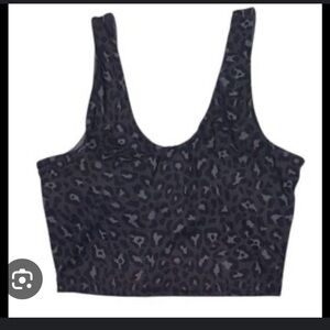 Yogalicious bundle of 3 Black and Leopard brain top, size medium